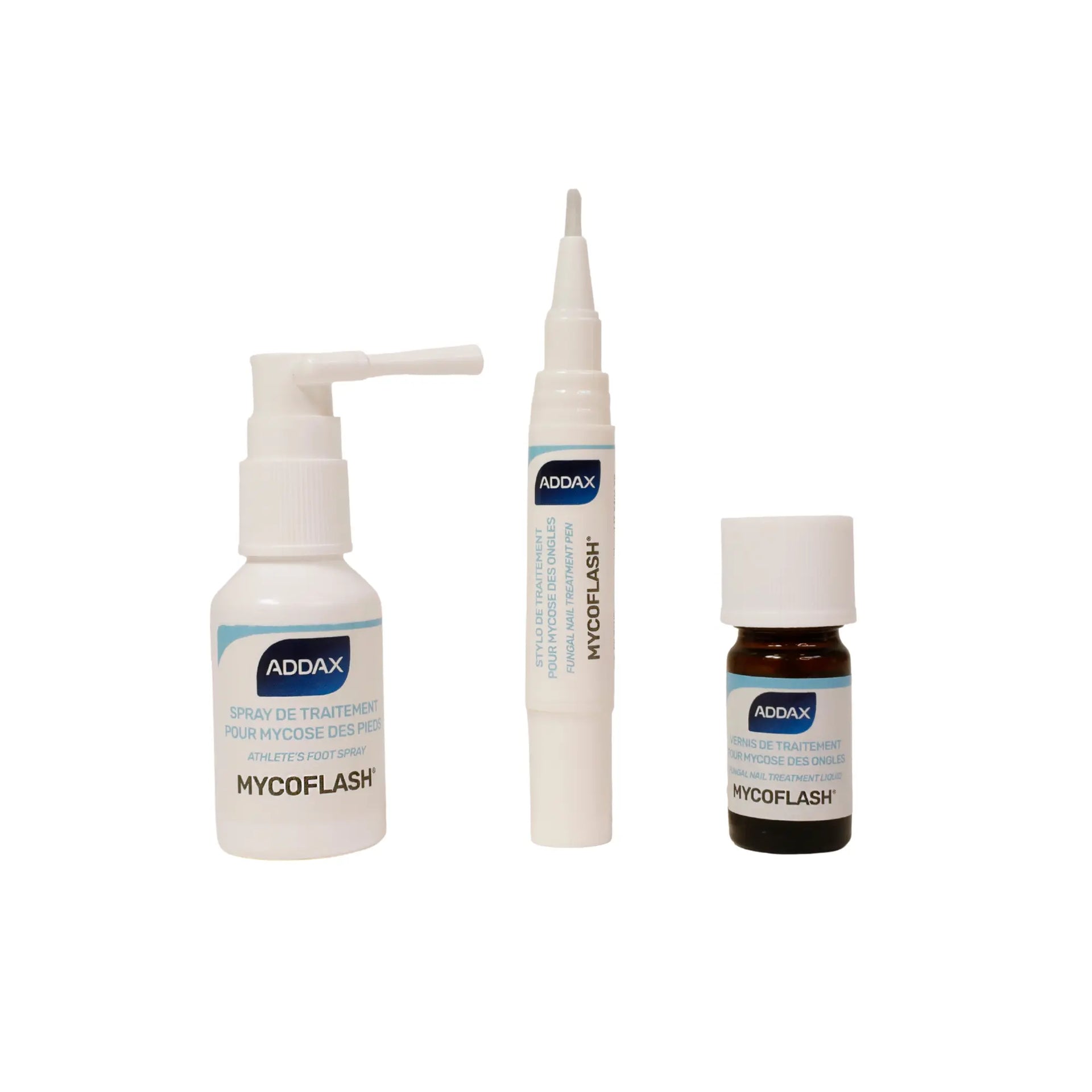Pack Traitement Mycose - Vernis, Stylo et Spray - Laboratoire Addax Laboratoire Addax 