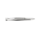 Oblique tweezers - Length: 9 cm - Cutting edge: 5 mm - Ruck