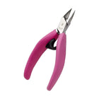 Ergonomisk negletang - Fuchsia - Lige snit - Tilspidsede kæber - 13 cm - Rustfrit stål - Akori
