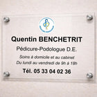 Personaliserbar professionel pedicure-fodterapeut plakette