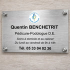 Personaliserbar professionel pedicure-fodterapeut plakette