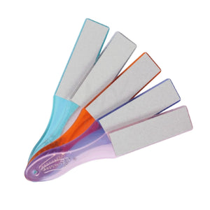 Pedicurepude - Fin og medium korn - 16 farver til rådighed - 27 cm