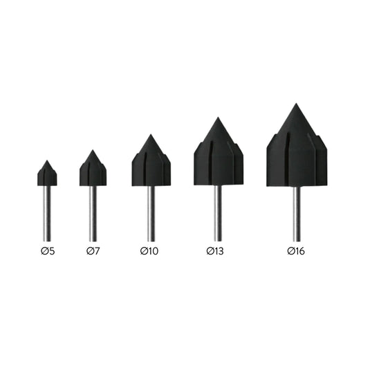 GT-PODO spids slibehætteholder - Ø 5mm / 16mm - Lukas Podological Lukas Podological  5-mm
