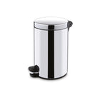 Poubelle avec pédale en inox - 3 contenances