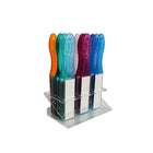 Podorape display - Flerfarvet glitter - 12 rivejern