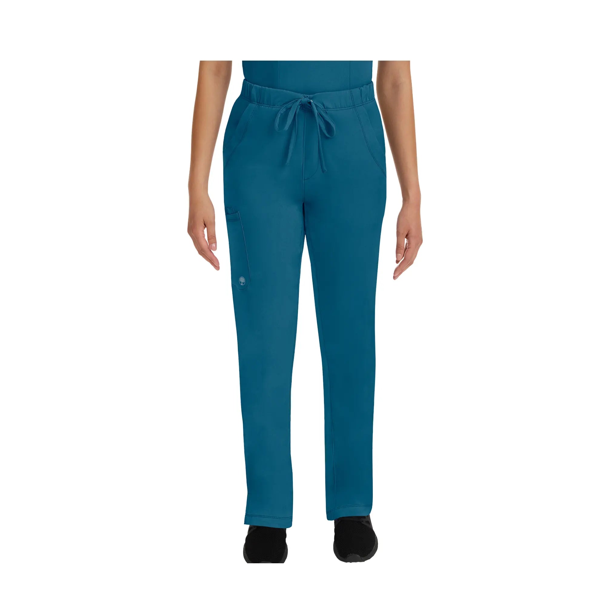 Rebecca - Pantalon évasé avec cordon de serrage - Femme - Healing Hands - Couleur 1 Healing Hands  Bleu Canard / 3XL