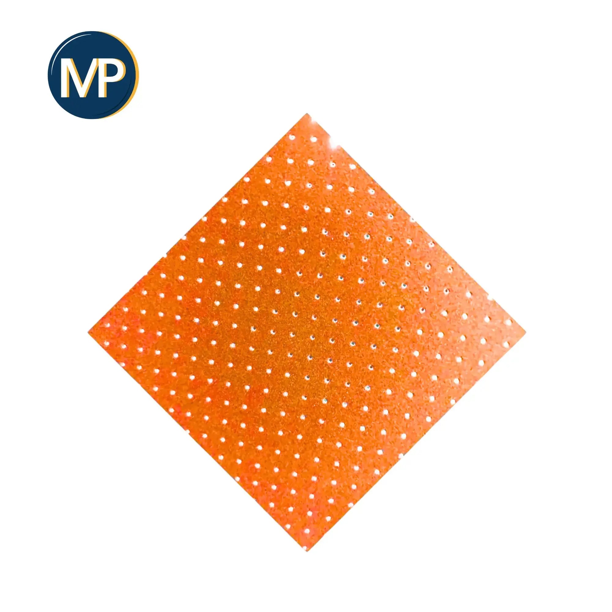 My Carefoam 35 covering - 1.5 mm - Shore 33 - 1 x 1 m - 7 MP colors Perforated-Dark Orange