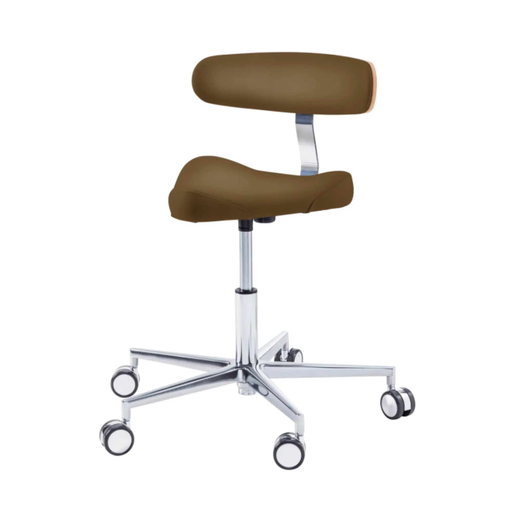 Siège praticien - TRIANGLE - Ruck - Ressort à Gaz Long Ruck  Expresso-Dossier-Radius-CPL-Noyer