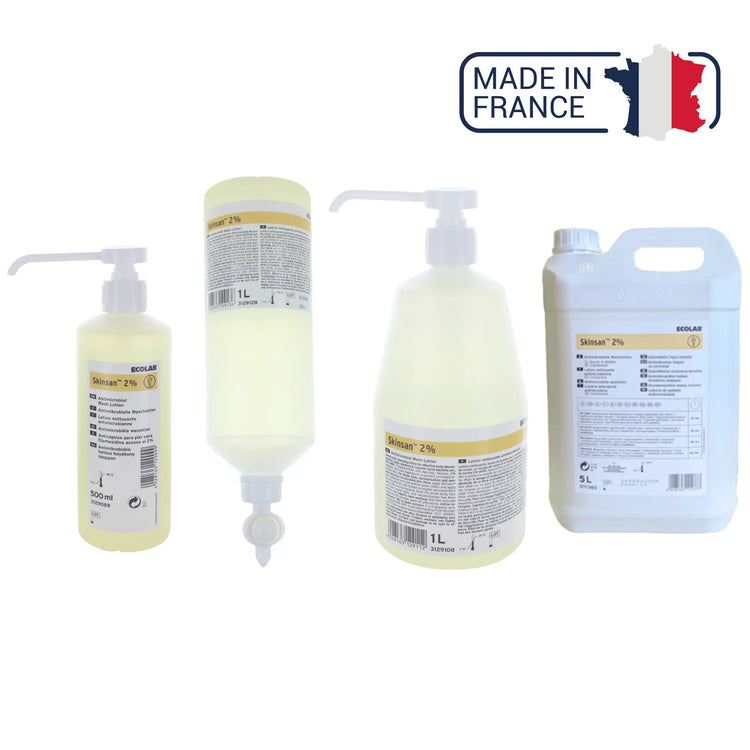 Skinsan 2% savon antiseptique - Différentes tailles - Anios Anios 