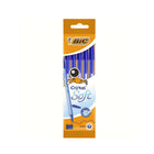 Kuglepenne - mellemblå 1,2 mm - Cristal Soft - 5 stk - BIC