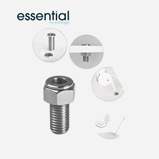 Rørformet forstørrelseslampeholder i rustfrit stål - Essential fra My Podologie Essential 