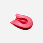 Latex heel cup for heel spurs - Shore 30-40 - Red