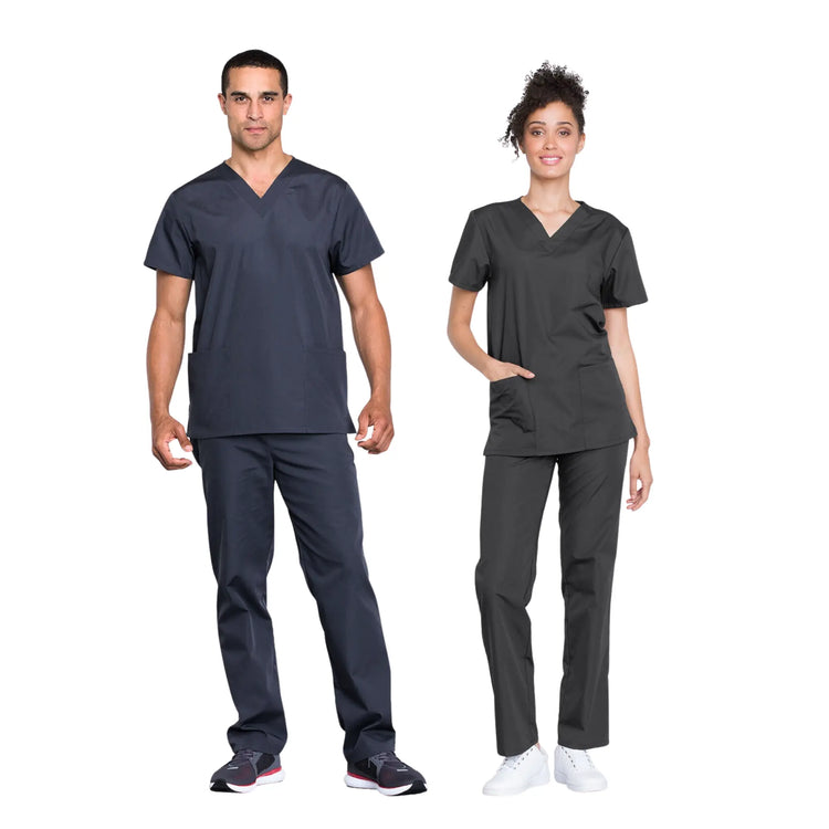 Toulouse - Ensemble médical - Tunique et pantalon - Unisexe - Cherokee Cherokee Authentic Workwear  Anthracite / 3XL