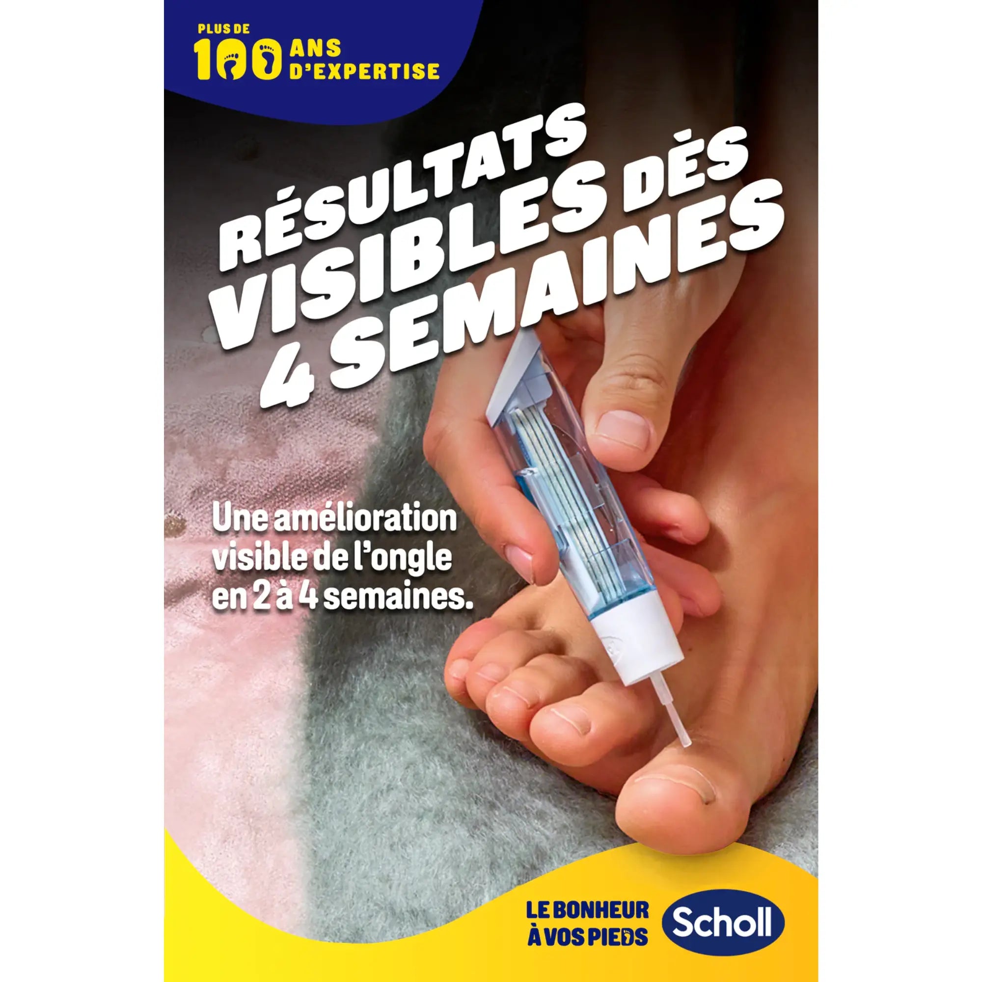 Traitement Mycose de l'Ongle - 2 en 1 - 3,8 ml + 5 limes - Scholl Scholl 