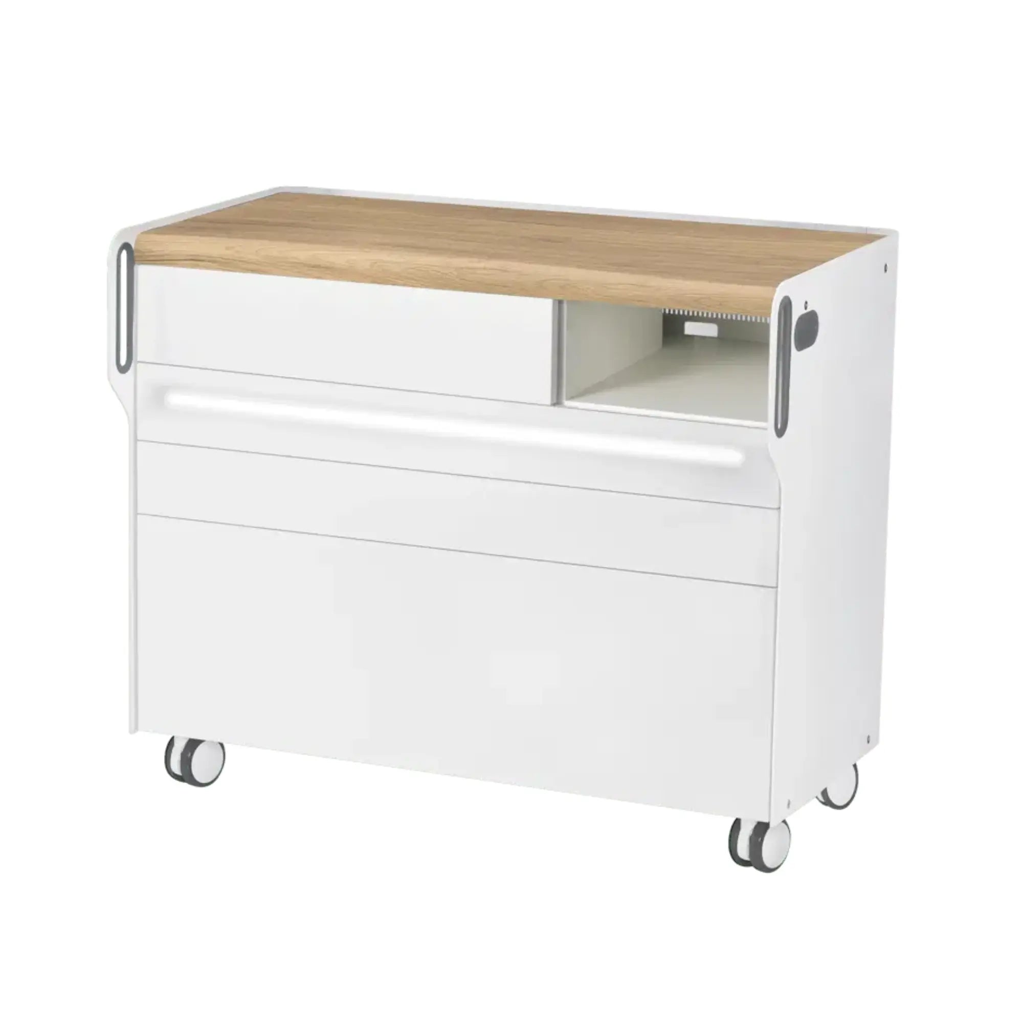 Unité de Podologie "Room Move" - Taille L - Ruck Ruck  Chêne-3-avec-LED-compartiment-micromoteur-à-droite