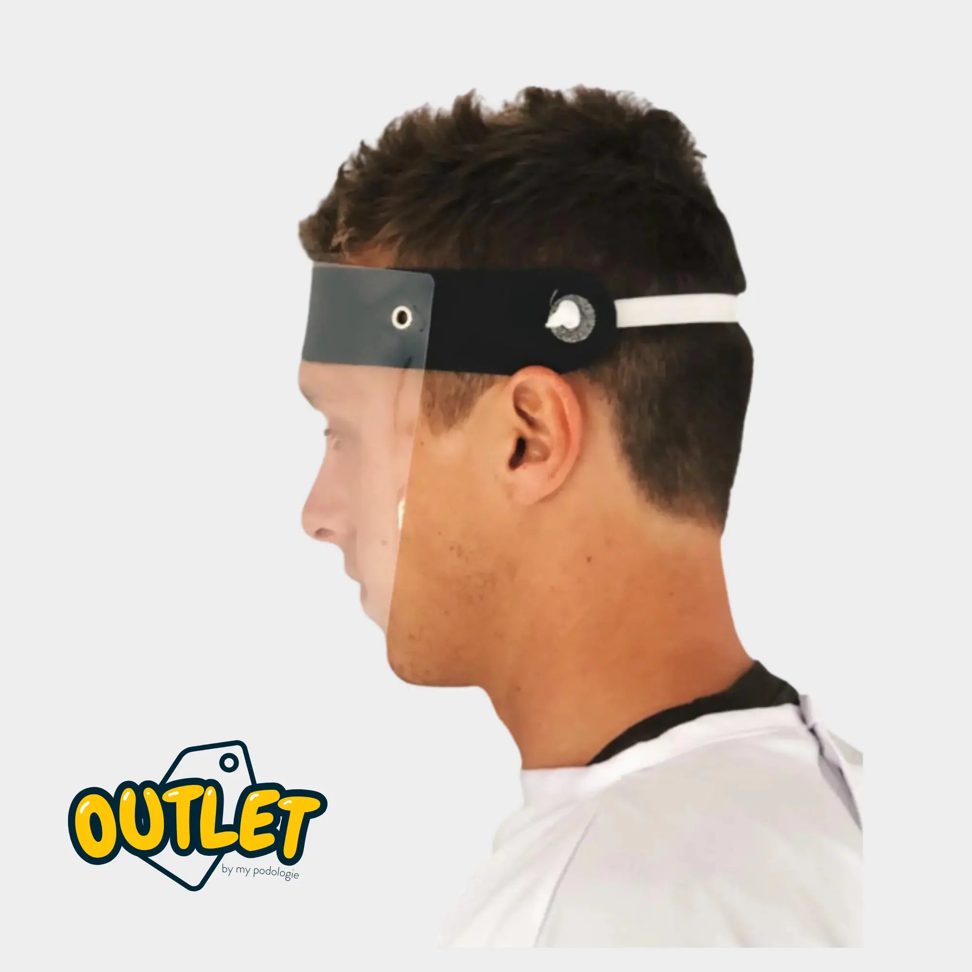 Visière de protection avec élastique - My Podologie My Podologie 