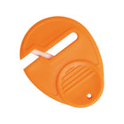 Syskarp universal saksetrimmer med keramisk slibesten og orange plastikstøtte - Fiskars